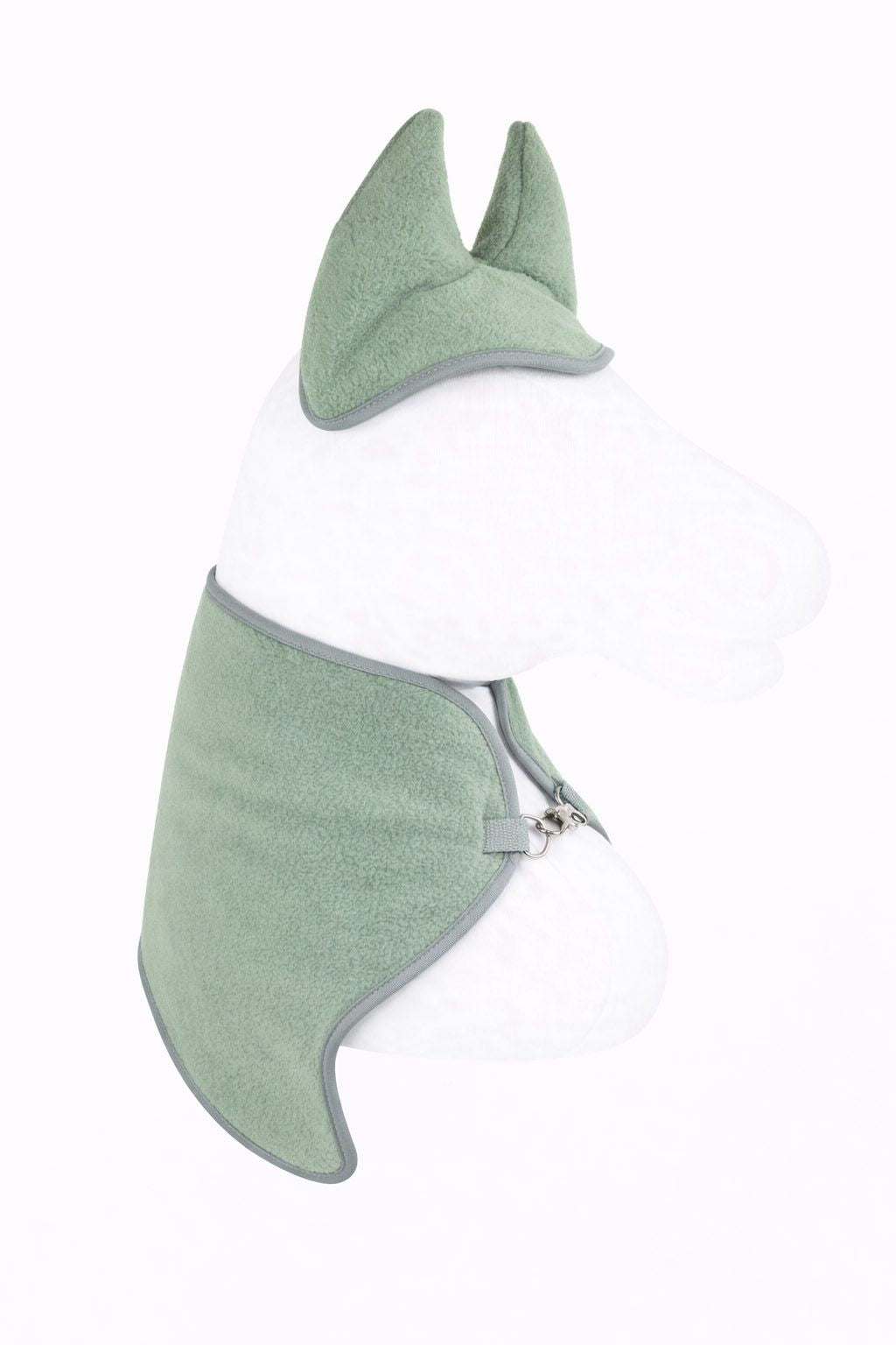 Set for Hobby Horse A3: Fleece blanket + earmuffs - sage