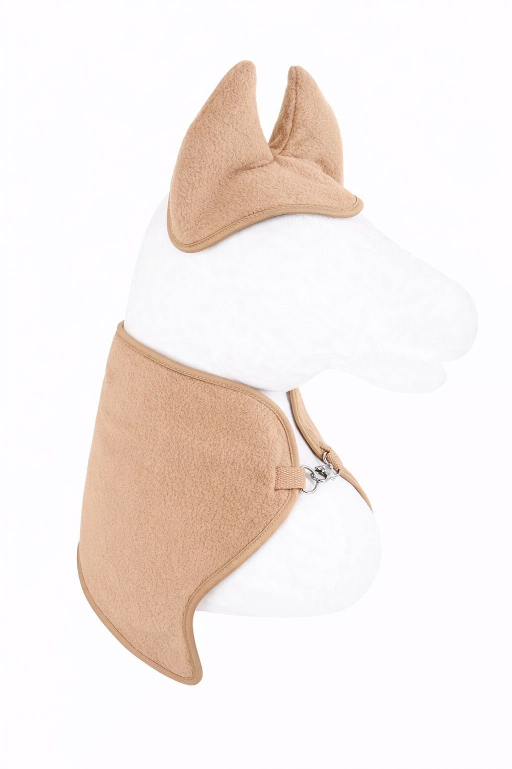 Set for Hobby Horse A3: Fleece blanket + earmuffs - camel