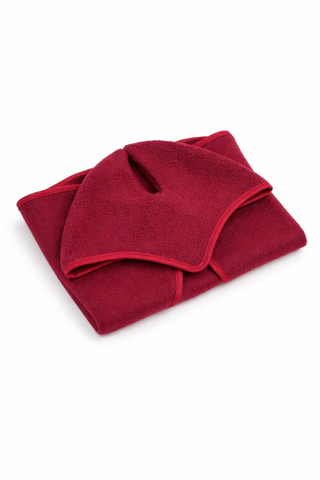 Set for Hobby Horse A4 and A5: Fleece blanket + earmuffs - burgundy