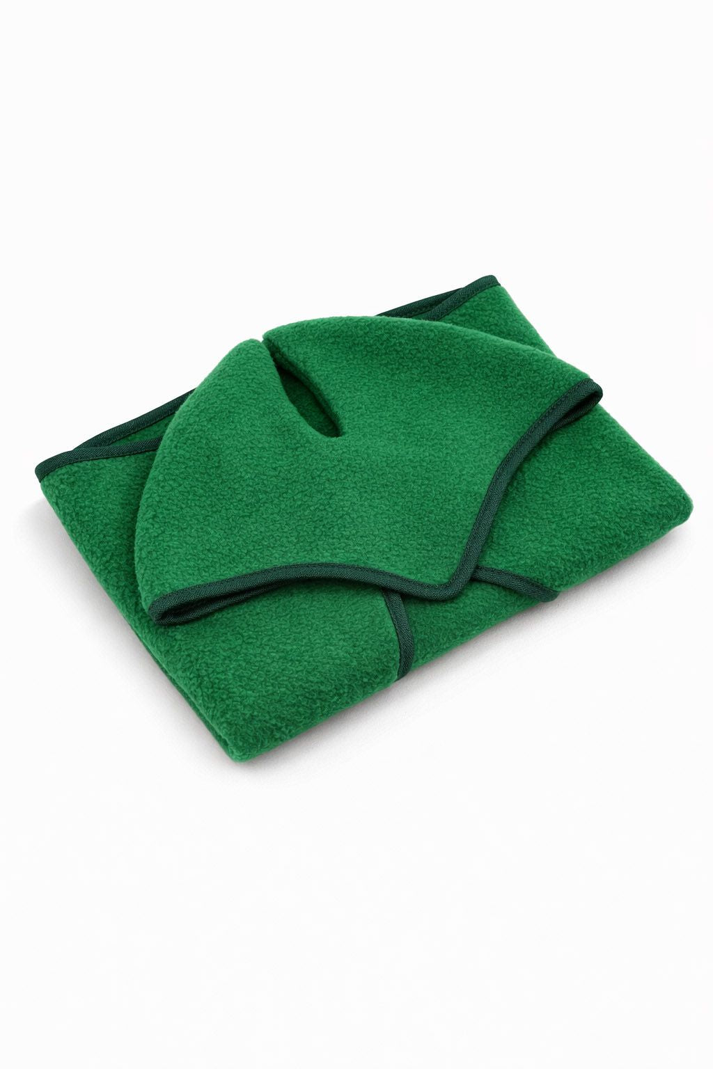 Set for Hobby Horse A3: Fleece blanket + earmuffs - green
