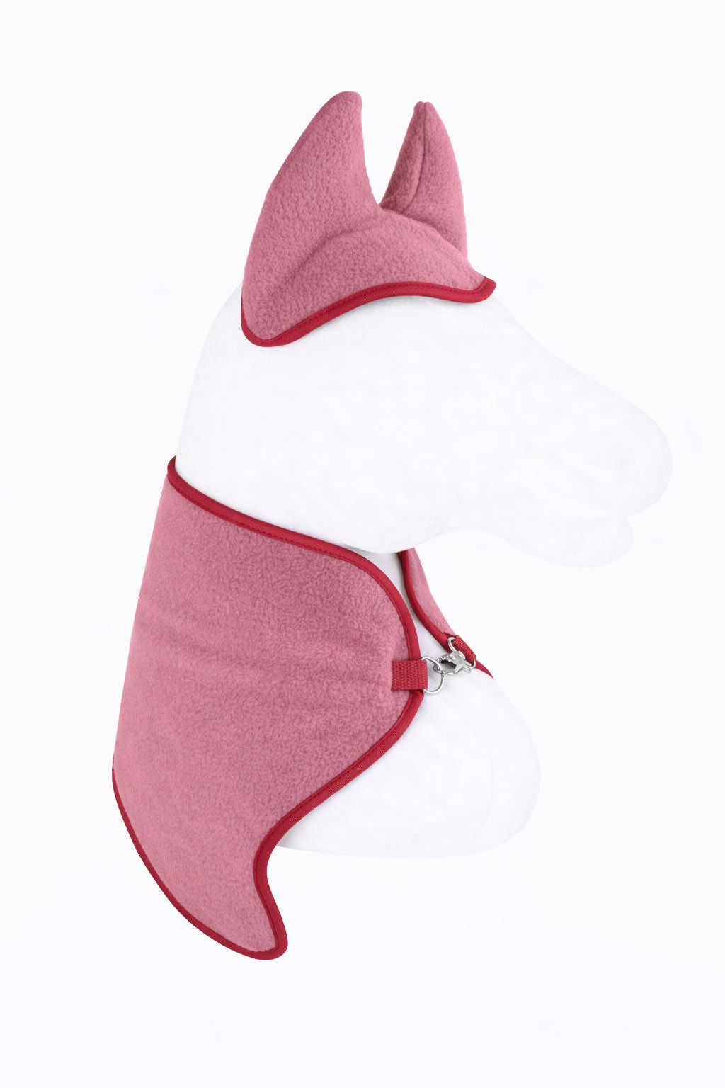 Set for Hobby Horse A3: Fleece blanket + earmuffs - berry