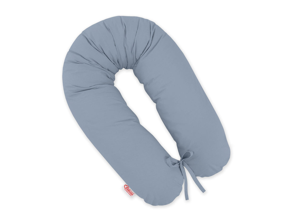 Pregnancy pillow- Longer, removable pillowcase - Pastel blue