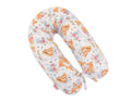 Pregnancy pillow- Longer, removable pillowcase - Foxes and sqiurrels
