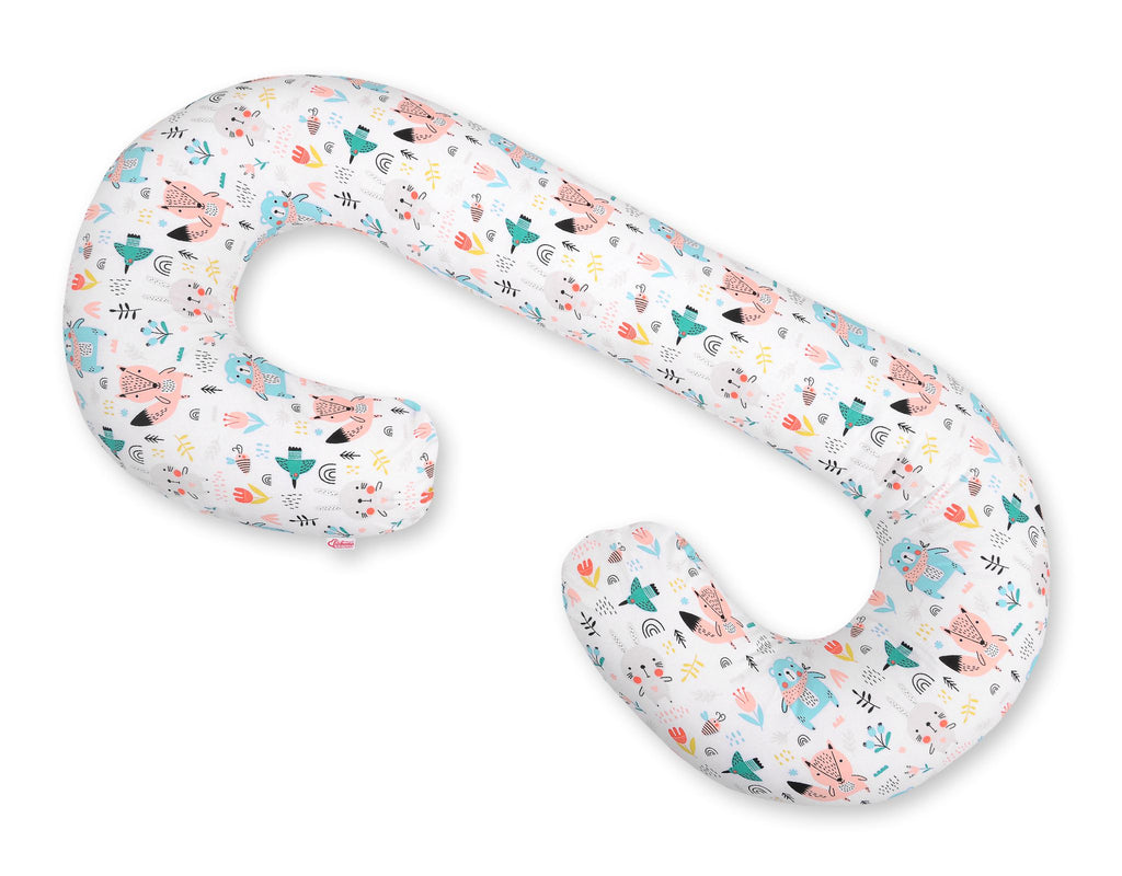 Cotton pillowcase for pregnancy Pillow C - blue teddy bears