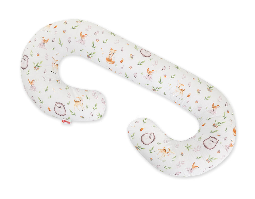 Cotton pillowcase for pregnancy Pillow C - forest softness