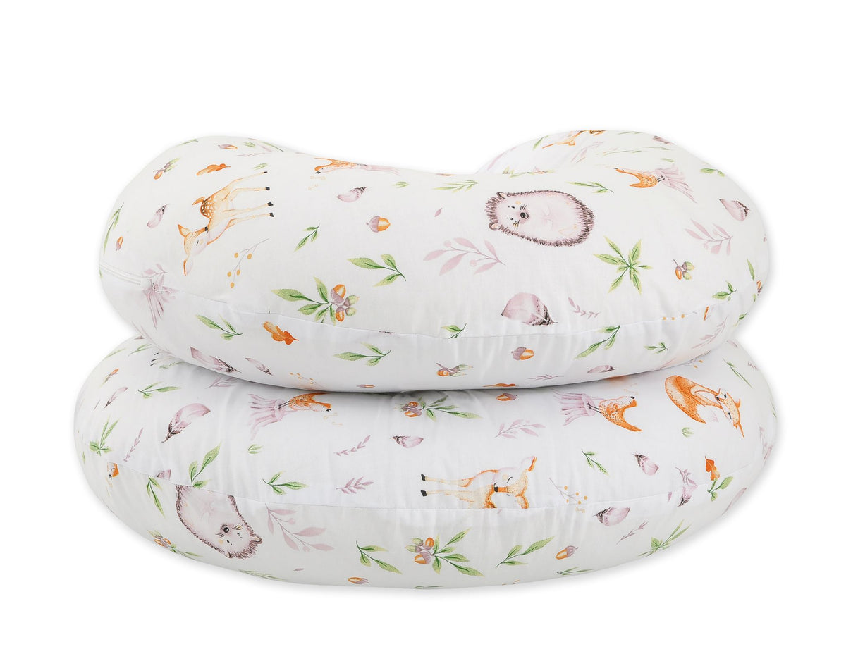 Cotton pillowcase for pregnancy Pillow C - forest softness