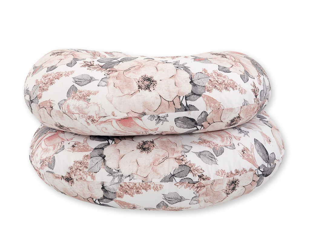 Cotton pillowcase for pregnancy Pillow C - sepia roses
