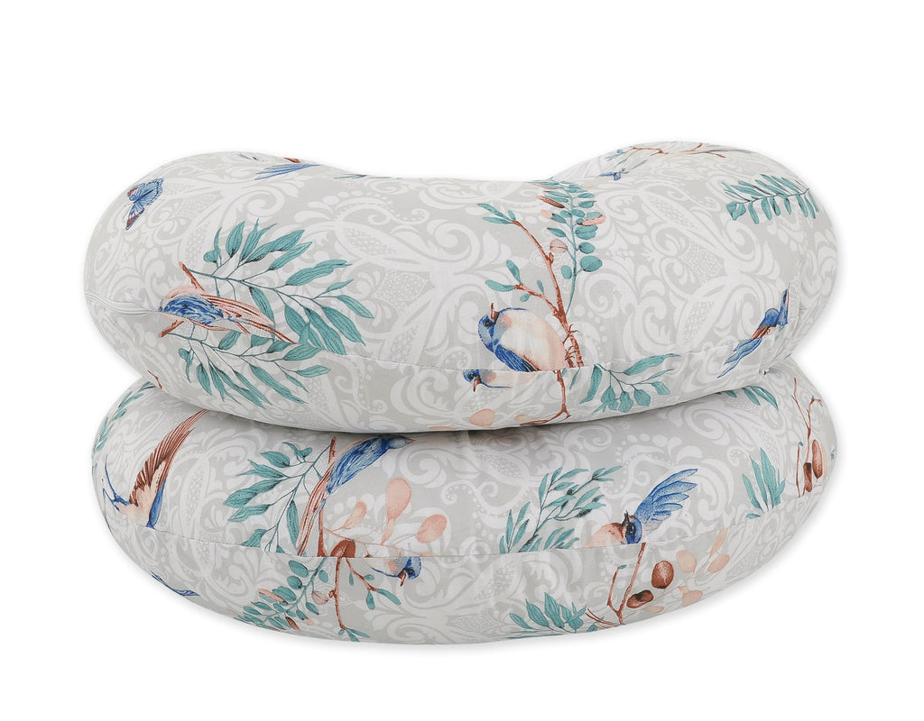 Cotton pillowcase for pregnancy Pillow C - Blue birds
