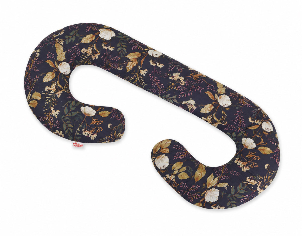 Maternity Support Pillow C, removable pillowcase - Floristic