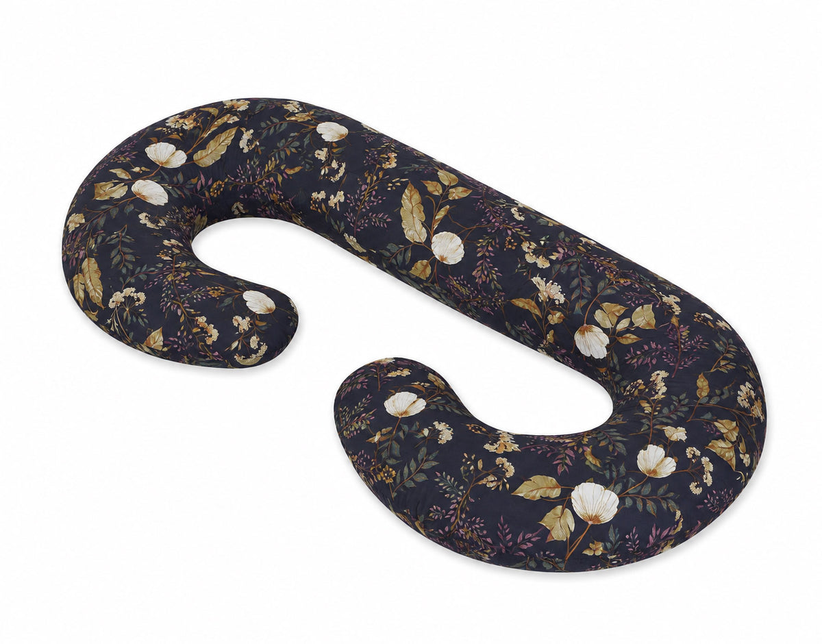 Maternity Support Pillow C, removable pillowcase - Floristic
