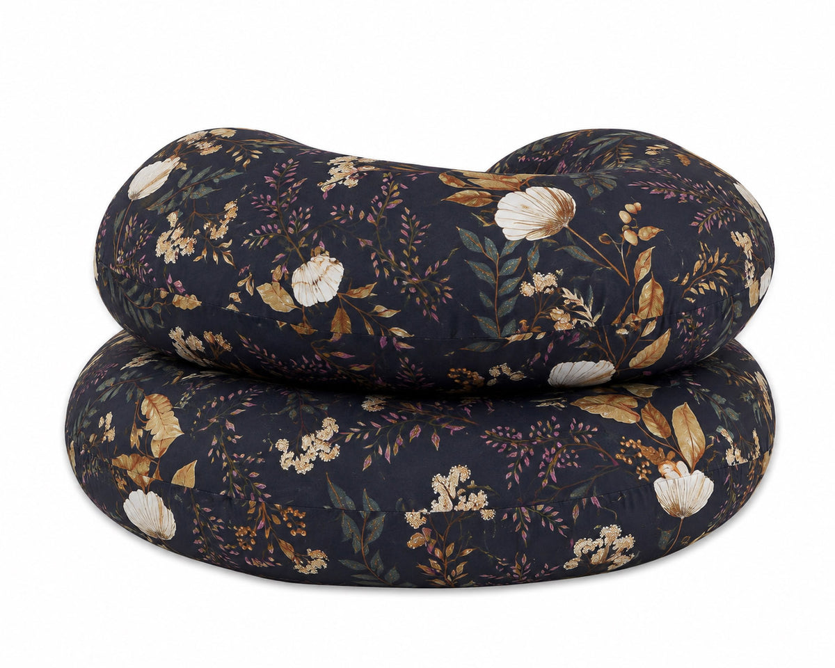 Maternity Support Pillow C, removable pillowcase - Floristic