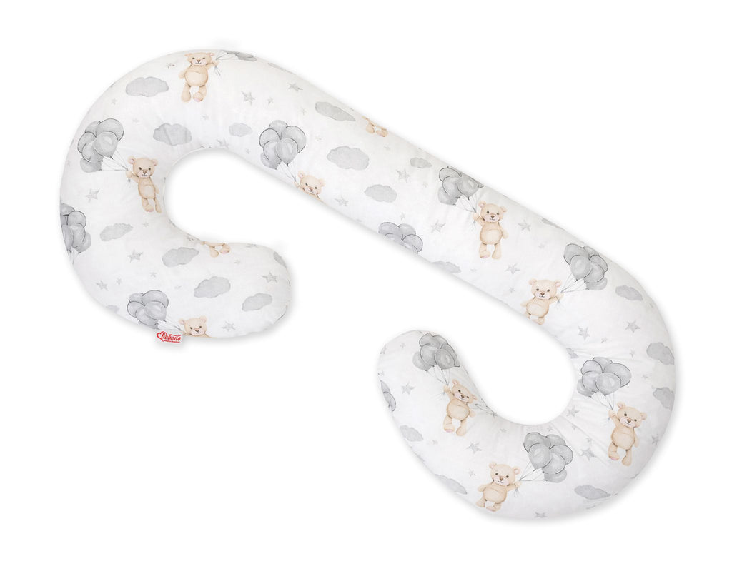 Cotton pillowcase for pregnancy Pillow C - Teddy bear