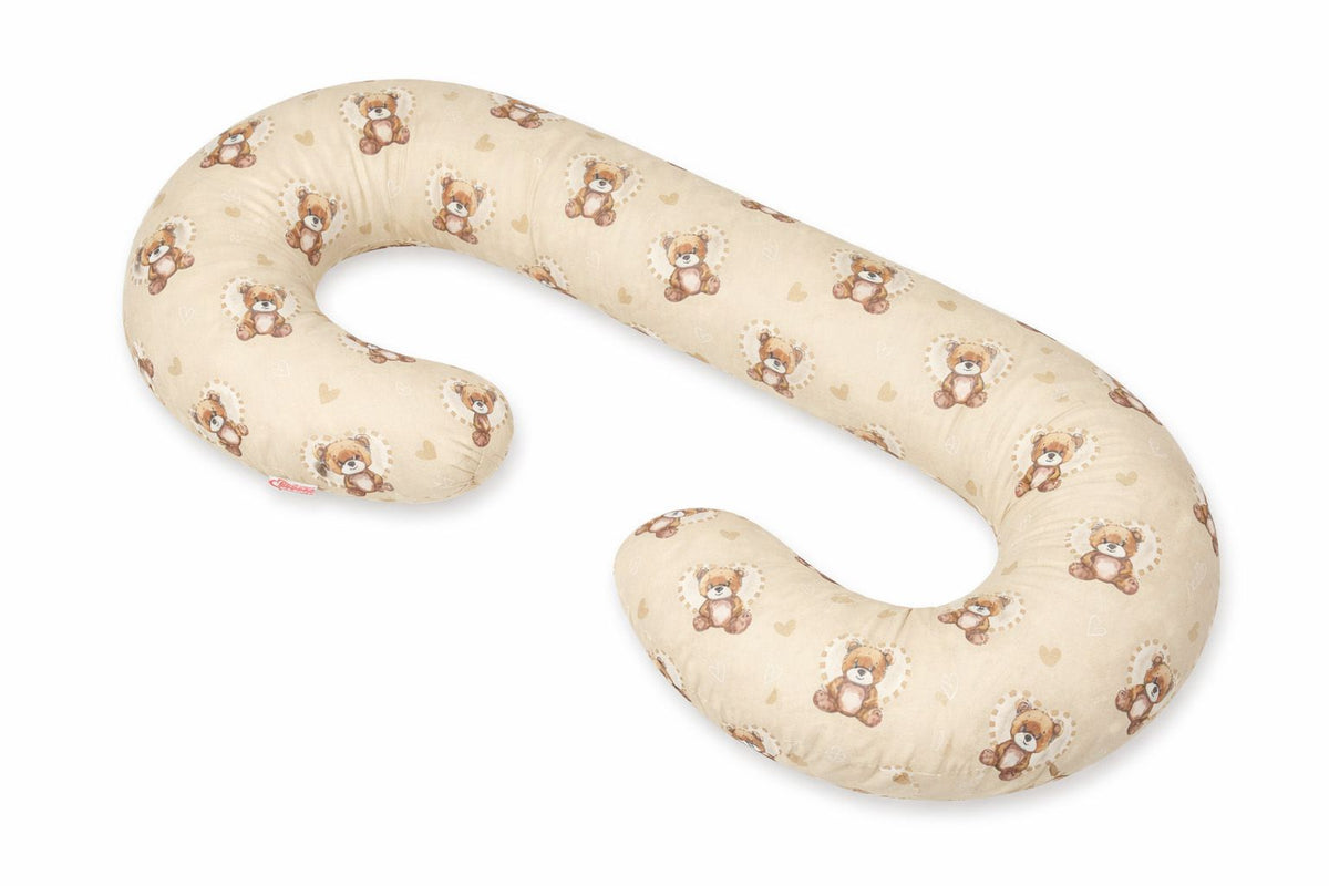 Cotton pillowcase for pregnancy Pillow C - Teddy love