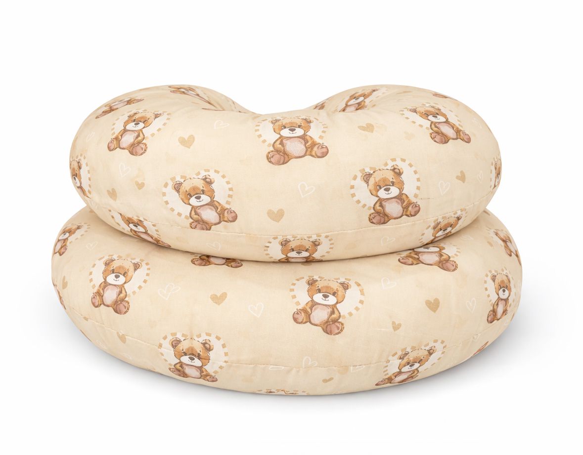Cotton pillowcase for pregnancy Pillow C - Teddy love