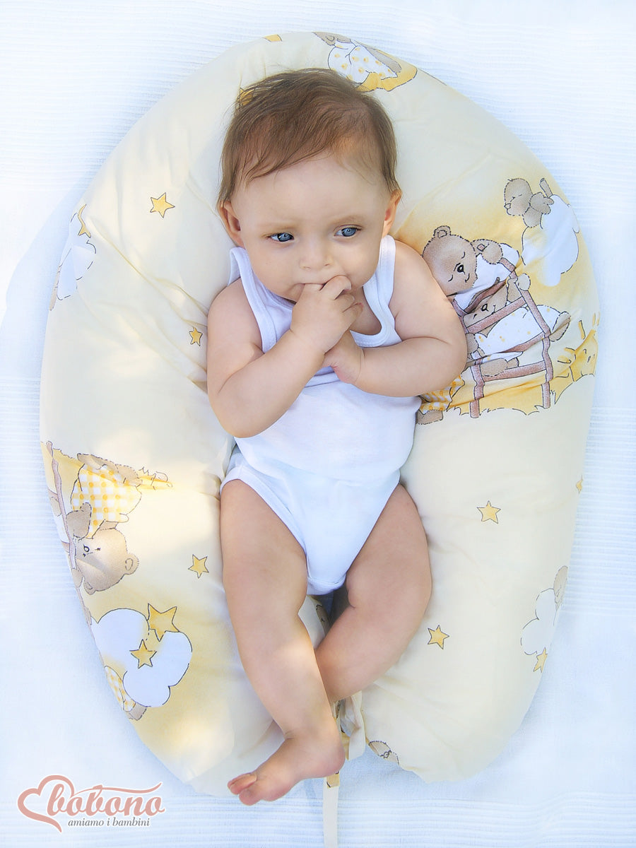 Pregnancy pillow- Longer, removable pillowcase - Foxes and sqiurrels