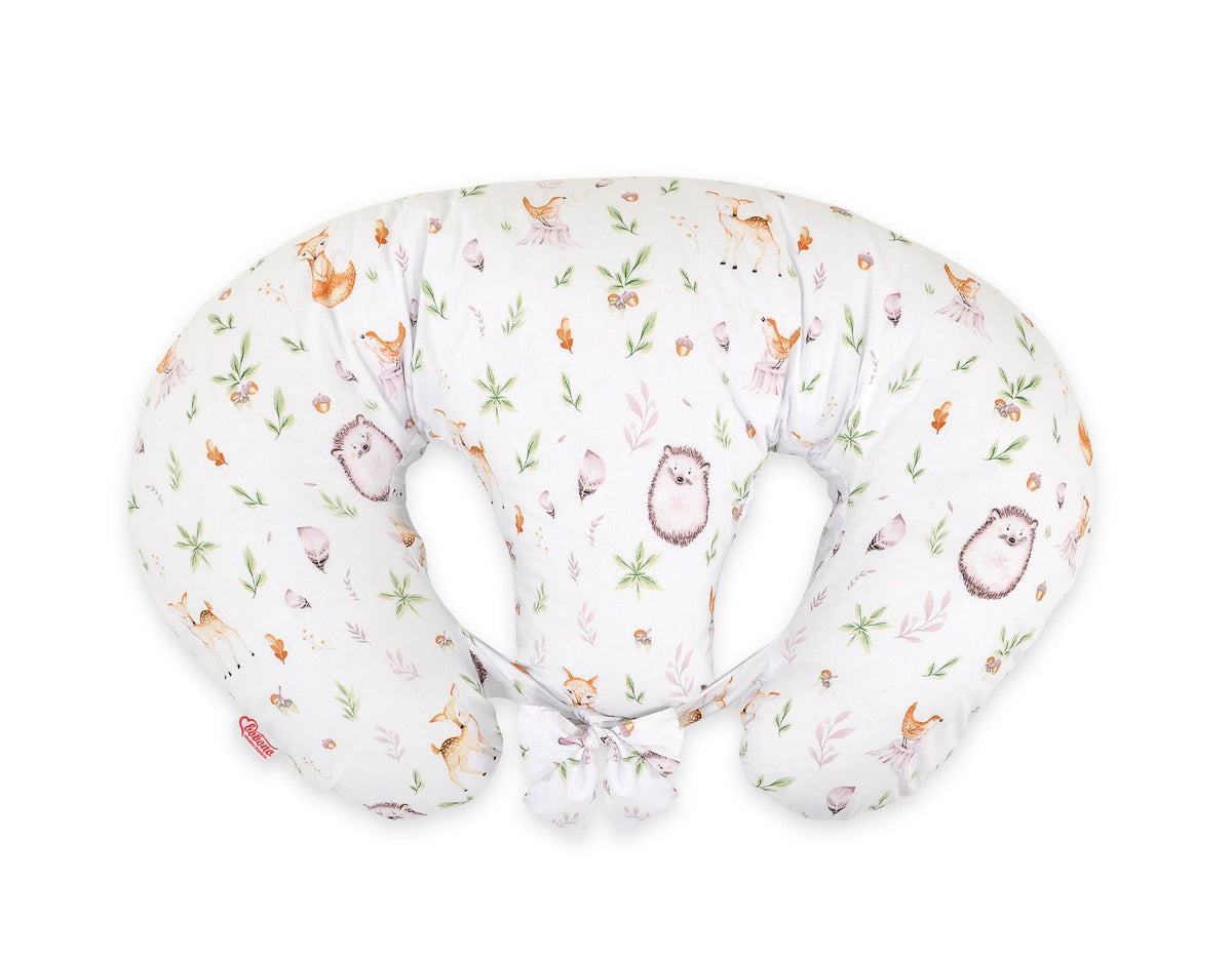Replacement Cover for Bobono Twin Nursing Pillow – 100% Cotton - forest softness