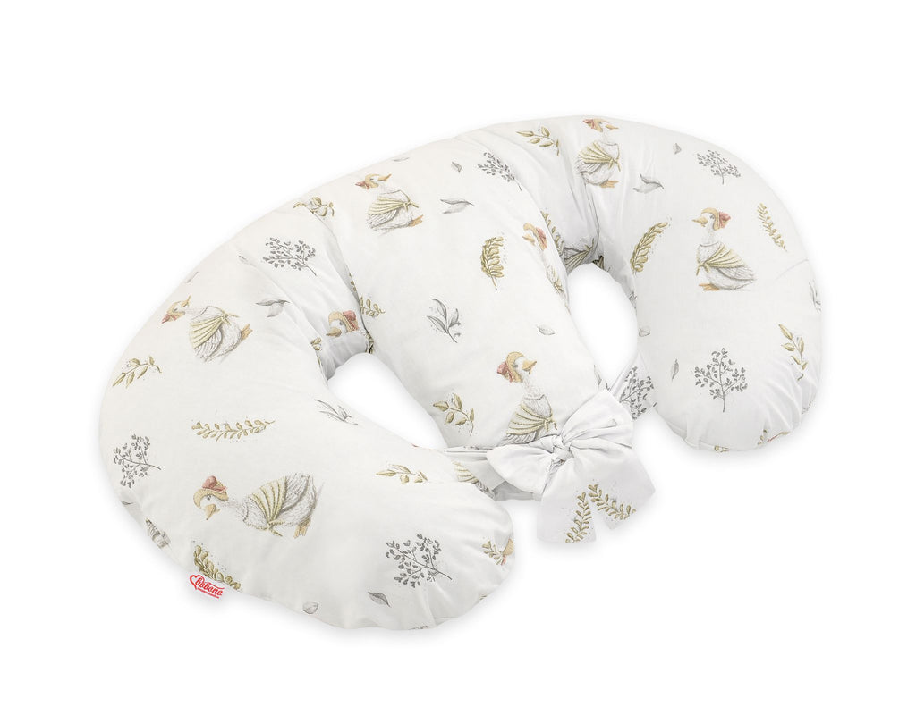Replacement Cover for Bobono Twin Nursing Pillow – 100% Cotton - gooses