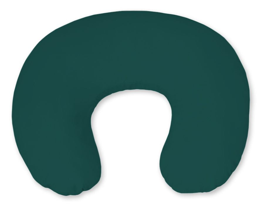 Breastfeeding Pillow Nursing Croissant Pillow, removable, Hands-Free Feeding- bottle green
