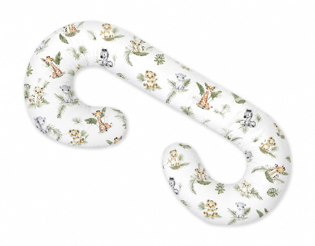 Maternity Support Pillow C, removable pillowcase - Little Safari