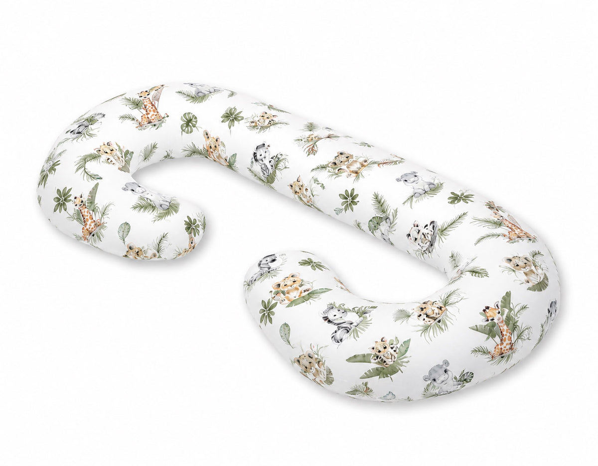 Maternity Support Pillow C, removable pillowcase - Little Safari