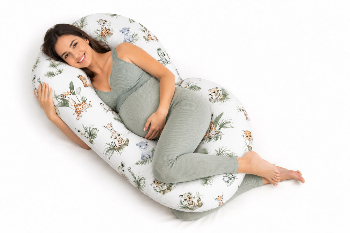 Cotton pillowcase for pregnancy Pillow C - Little Safari