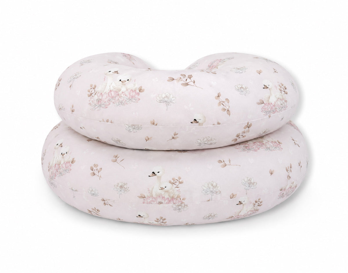 Cotton pillowcase for pregnancy Pillow C - Little Swans