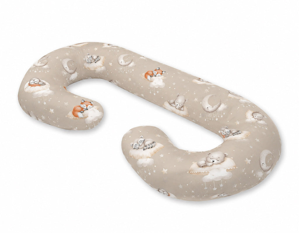 Maternity Support Pillow C, removable pillowcase - Twinkle Woodland