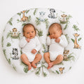Replacement Cover for Bobono Twin Nursing Pillow – 100% Cotton - Little Safari