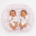 Replacement Cover for Bobono Twin Nursing Pillow – 100% Cotton - Little Swans