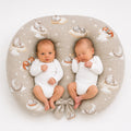 Replacement Cover for Bobono Twin Nursing Pillow – 100% Cotton - Twinkle Woodland