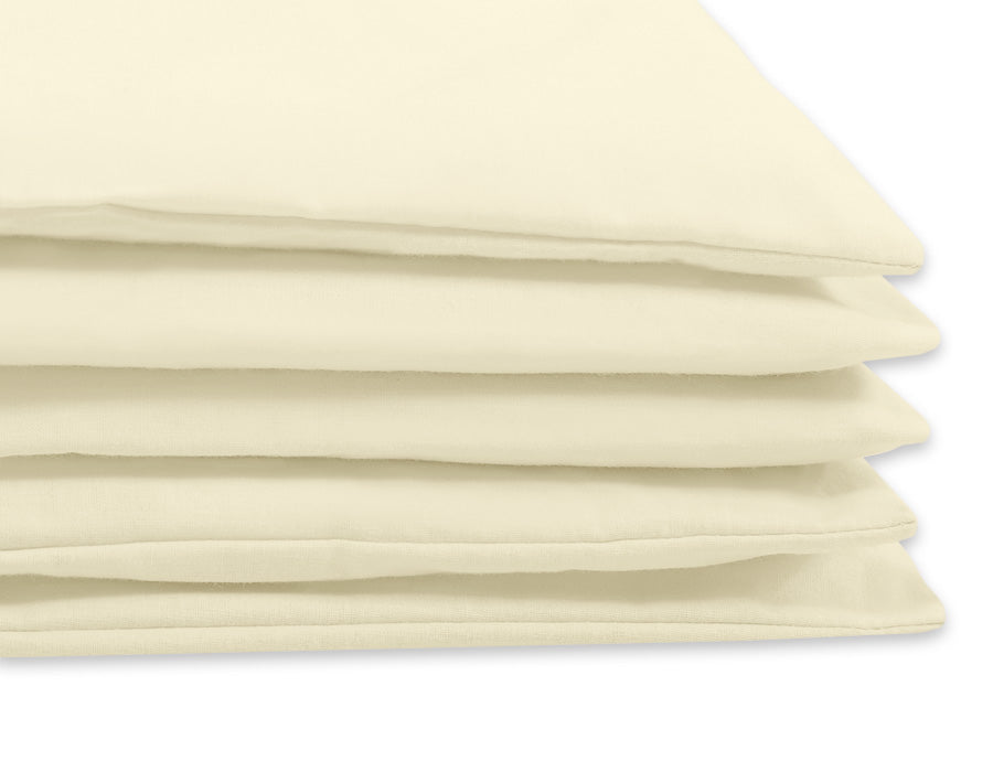 Cotton children's bedding set, 2 pieces, pillowcase 60x40 cm and duvet cover 120x90 cm - cream