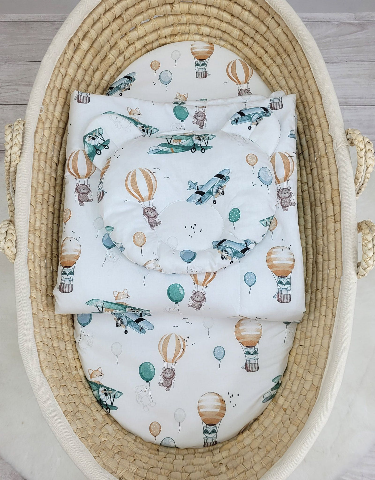 Duvet with pillow Teddy - 2pcs set - sky adventure