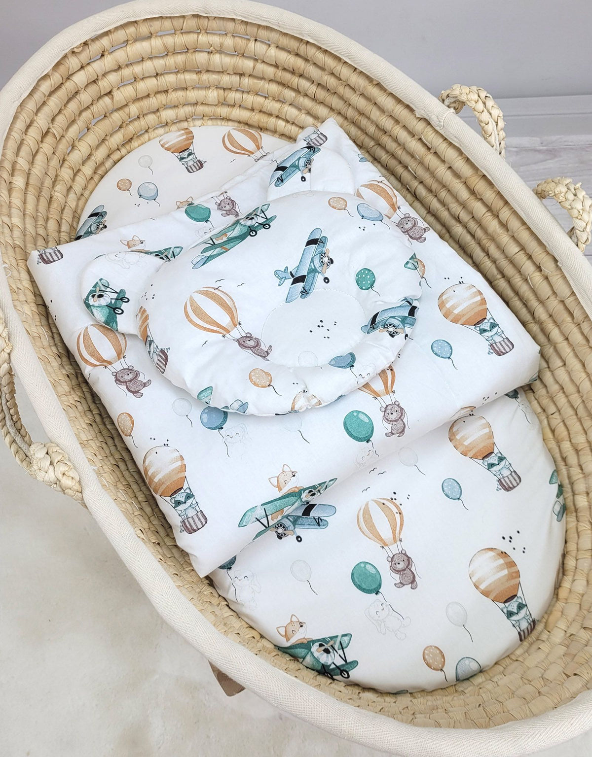 Duvet with pillow Teddy - 2pcs set - sky adventure