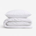 Cotton children's bedding set 2 pieces pillowcase 60x40 cm and duvet cover 135x100 cm - white