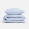 Cotton children's bedding set 2 pieces pillowcase 60x40 cm and duvet cover 135x100 cm - blue