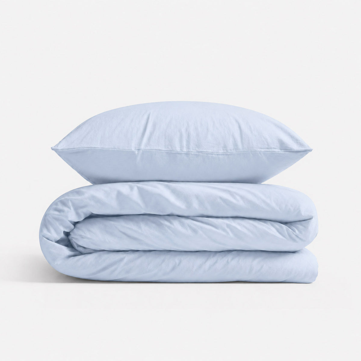 Cotton children's bedding set 2 pieces pillowcase 60x40 cm and duvet cover 135x100 cm - blue