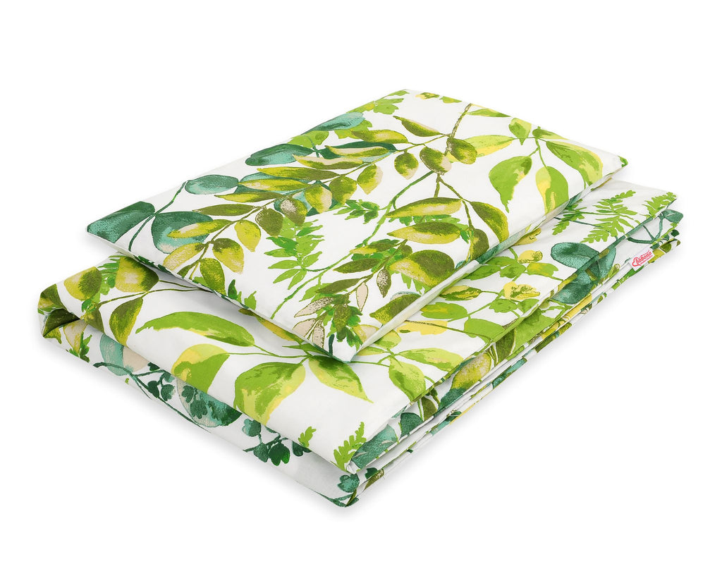 Baby cotton bedding set 2-pcs 135x100 cm - eucalyptus