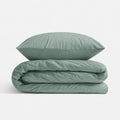 Cotton children's bedding set 2 pieces pillowcase 60x40 cm and duvet cover 135x100 cm - pastel green