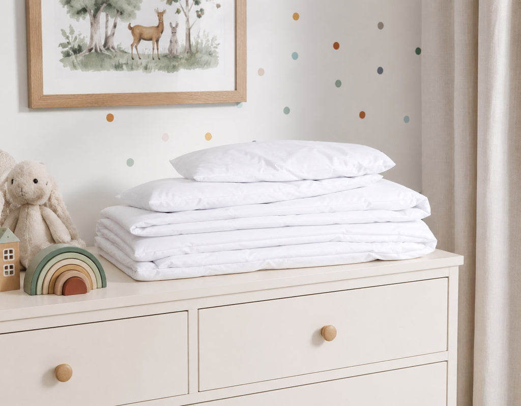 Filling for baby bedding duvet 120x90cm and flat pillow 40x60cm