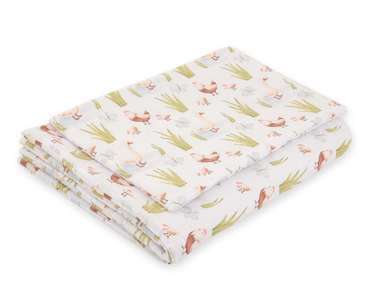Bedding set 2-pcs with filling 120x90 cm- In the country