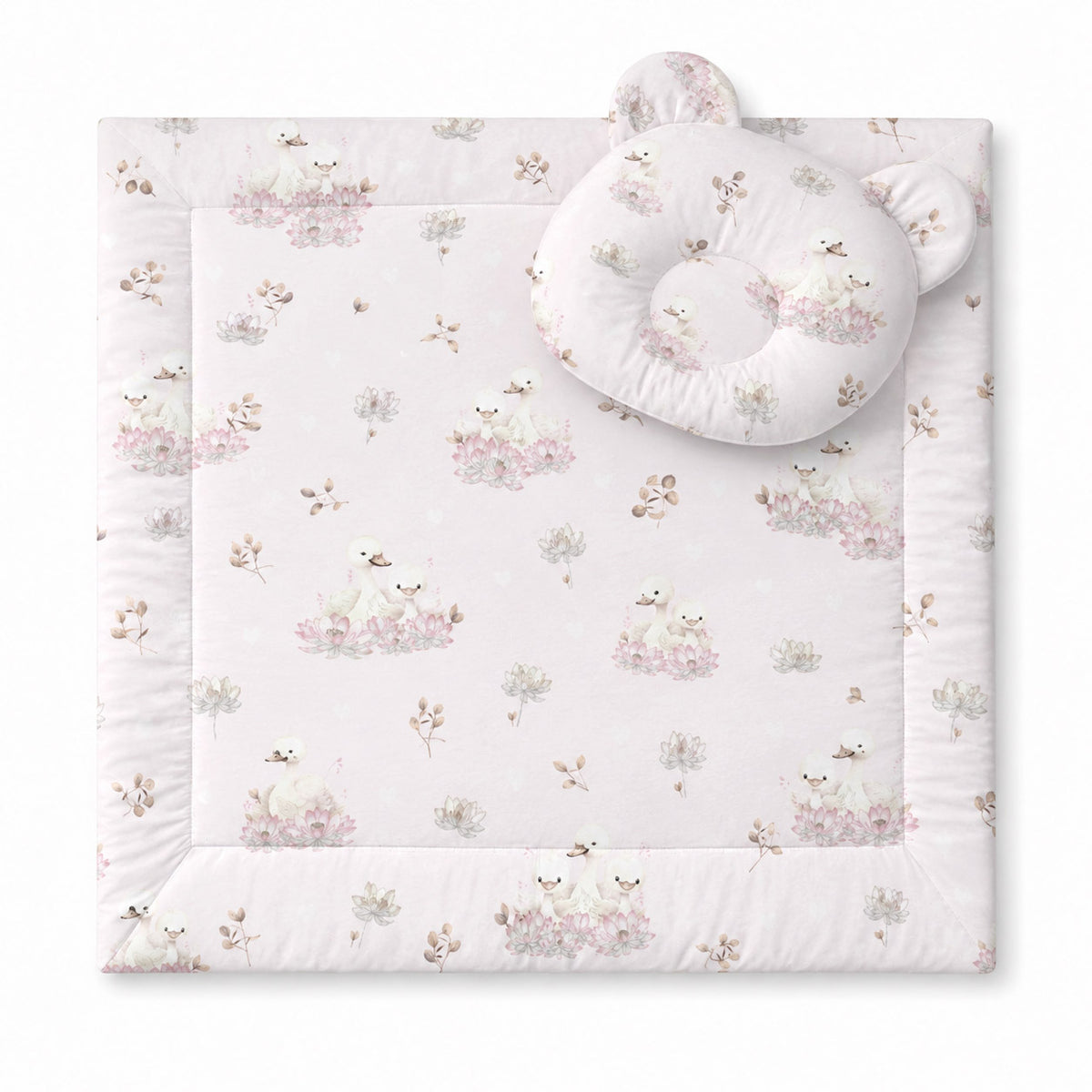 Duvet with pillow Teddy - 2pcs set - Little Swans