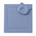 Blanket with pillow - 2pcs set - pastel blue