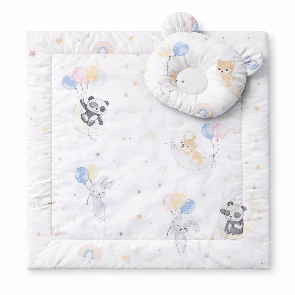 Duvet with pillow Teddy - 2pcs set - balloons