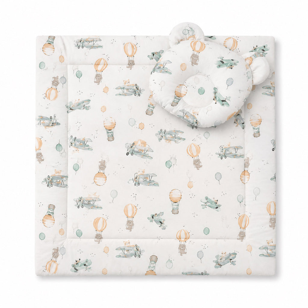 Duvet with pillow Teddy - 2pcs set - sky adventure