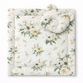 Duvet with pillow Teddy - 2pcs set - Clematis on beige