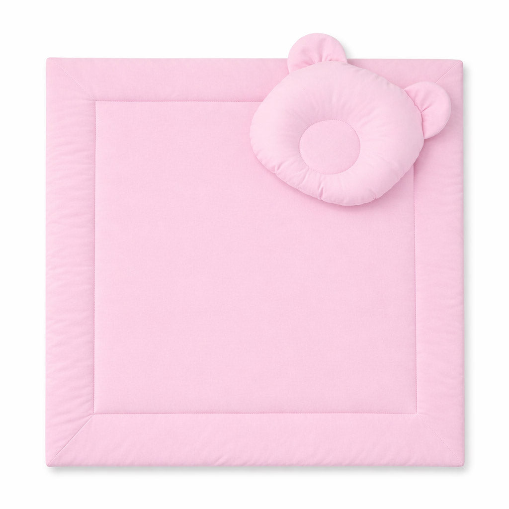 Blanket with pillow - 2pcs set - pink