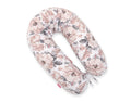 Cotton pillowcase for pregnancy pillow Longer - Sepia roses