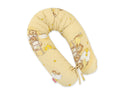 Cotton pillowcase for pregnancy pillow Longer - Cream teddy bears