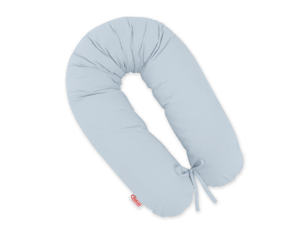 Cotton pillowcase for pregnancy pillow Longer - Blue