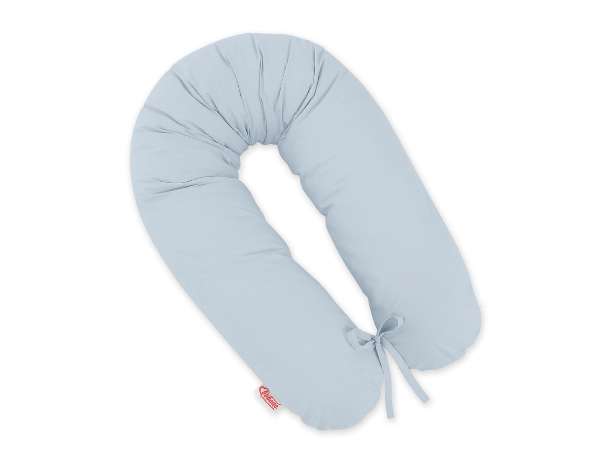 Cotton pillowcase for pregnancy pillow Longer - Blue